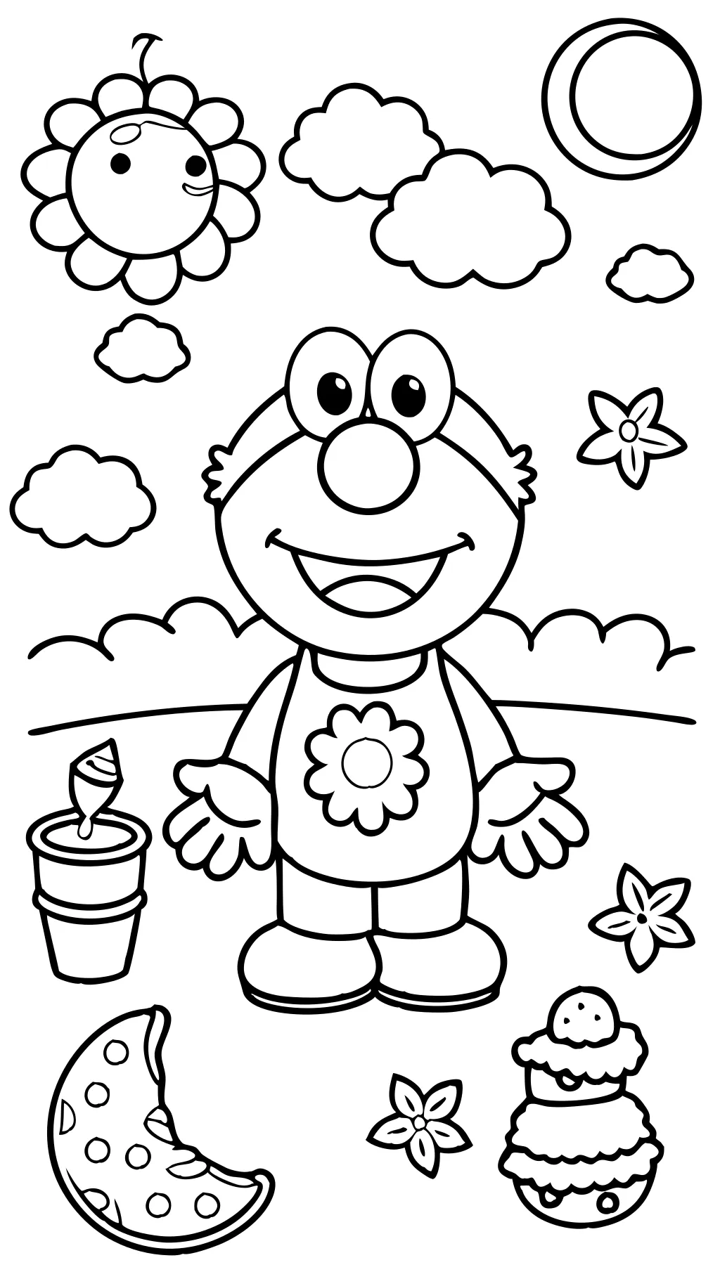 coloriages pour Elmo